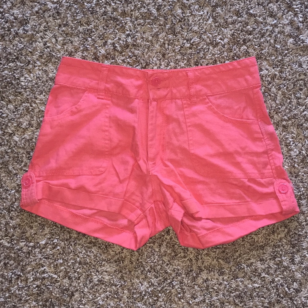 Super LIGHT linen pink shorts
